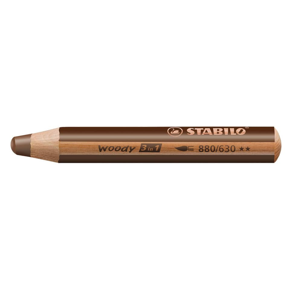 Multitalent-Stift woody 3 in 1, braun STABILO 880/630 STABILO 880/630 Woody 3 in 1