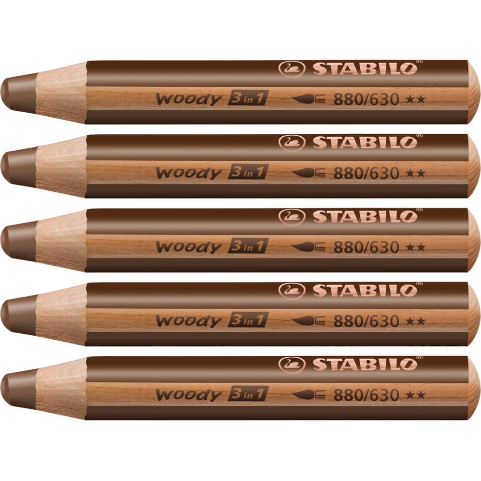 Multitalent-Stift woody 3 in 1, braun STABILO 880/630 STABILO 880/630 Woody 3 in 1