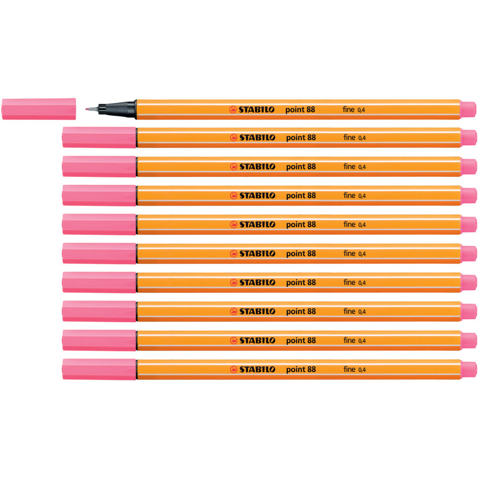 Fineliner point 88®, 0,4 mm, rosa STABILO 88/29