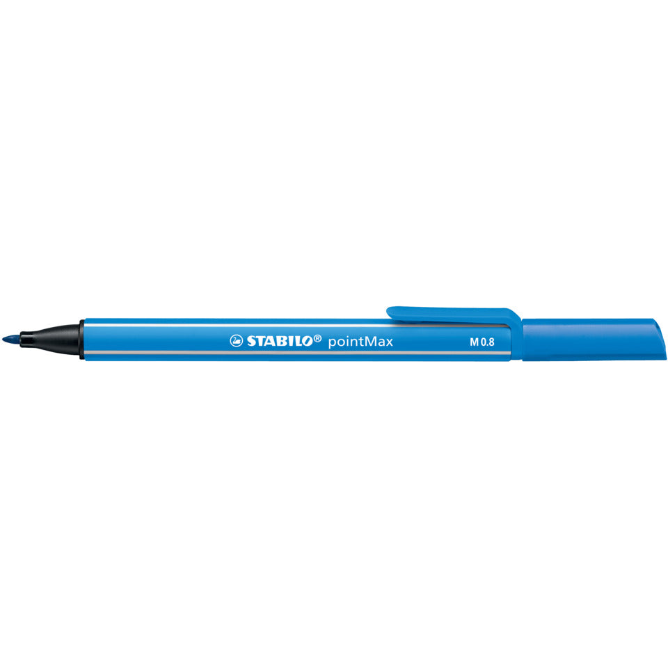 Faserschreiber pointMax 0,8mm azurblau STABILO 488/57