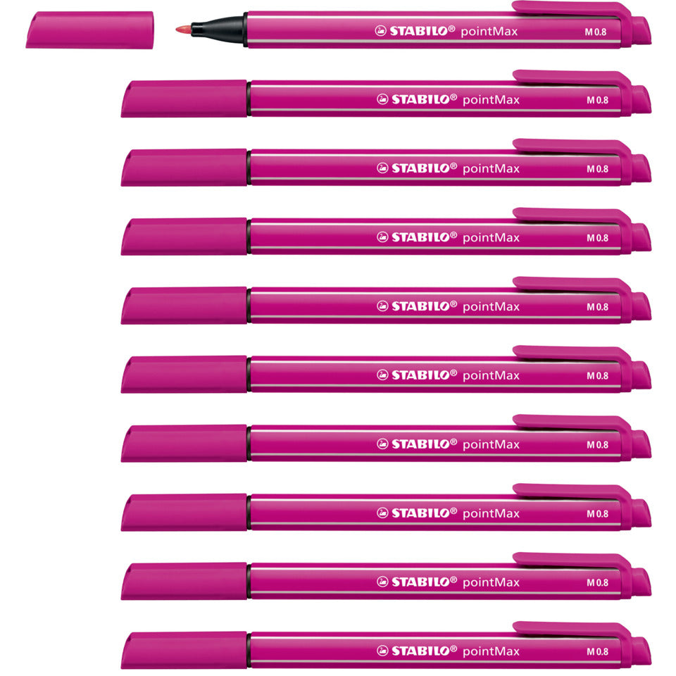 Faserschreiber pointMax 0,8mm rosa STABILO 488/56