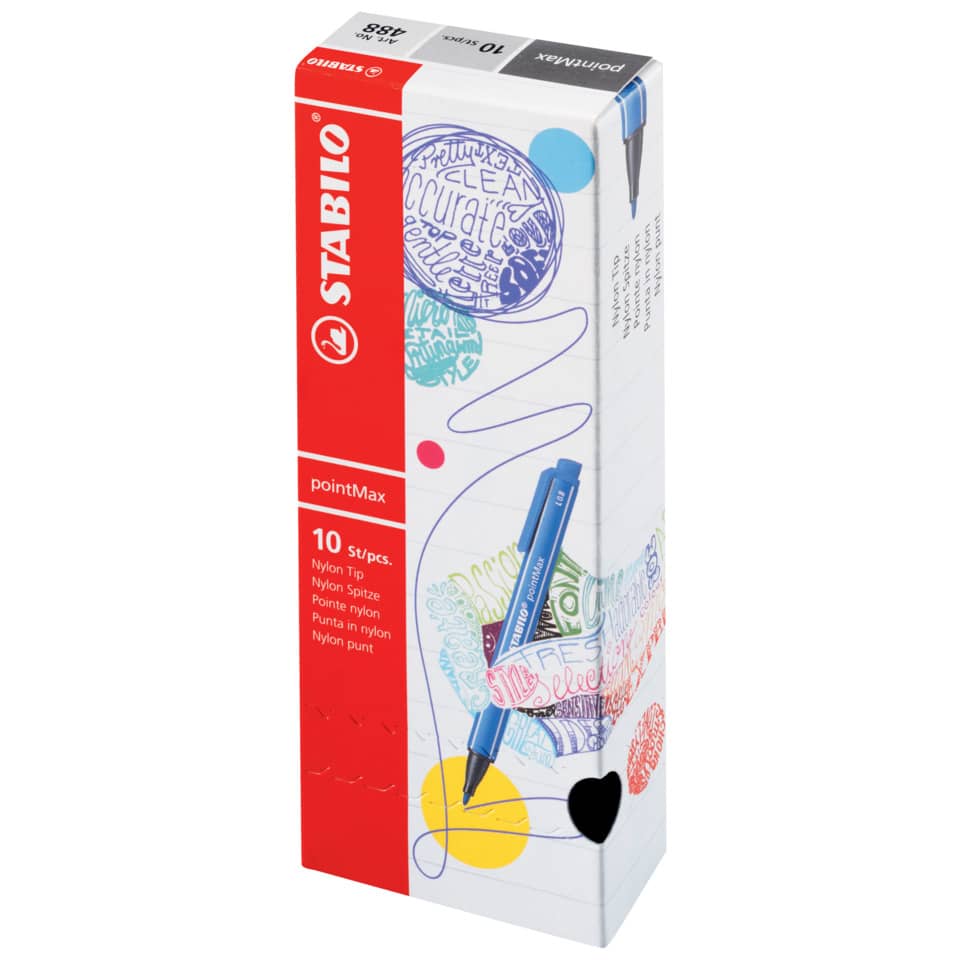 Faserschreiber pointMax 0,8mm karmin STABILO 488/48