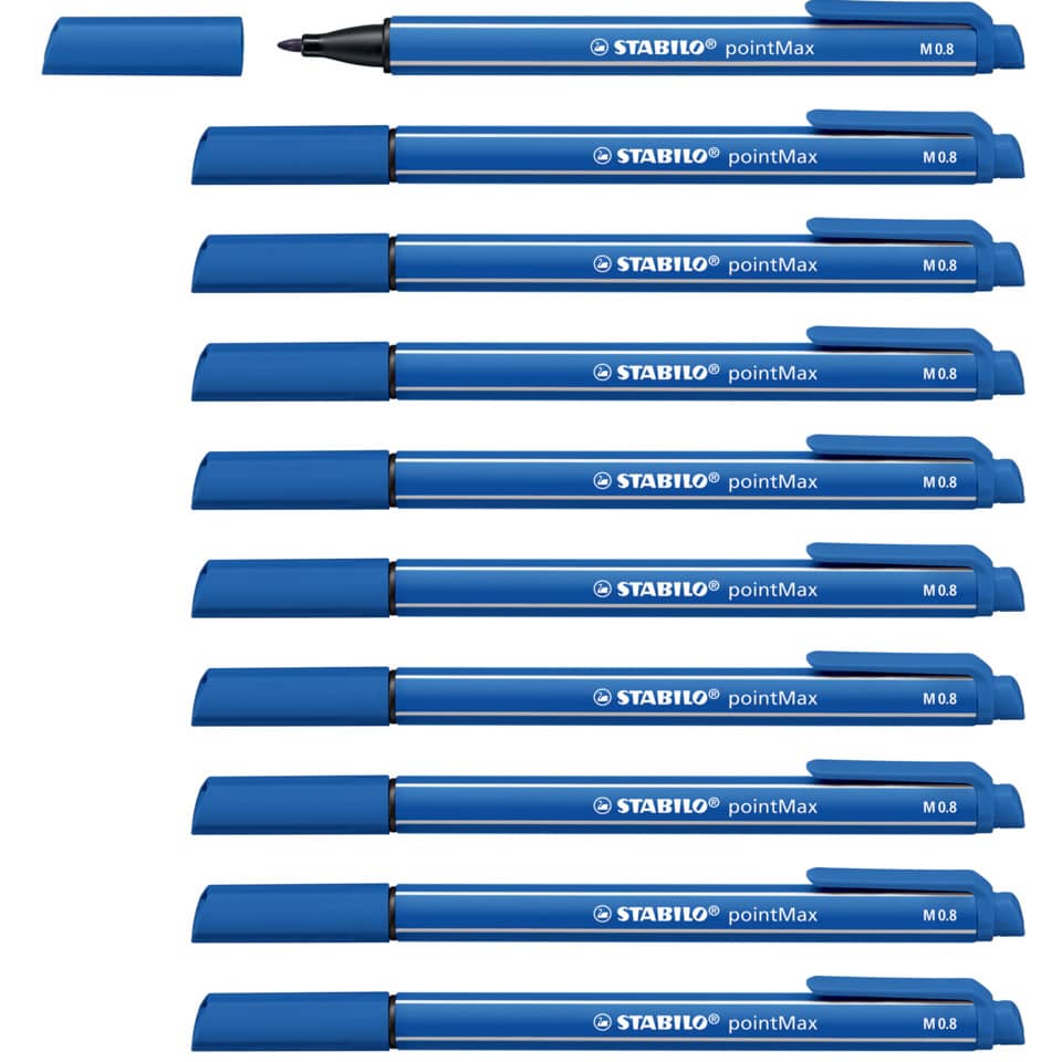 Faserschreiber pointMax 0,8mm ultramarinblau STABILO 488/32