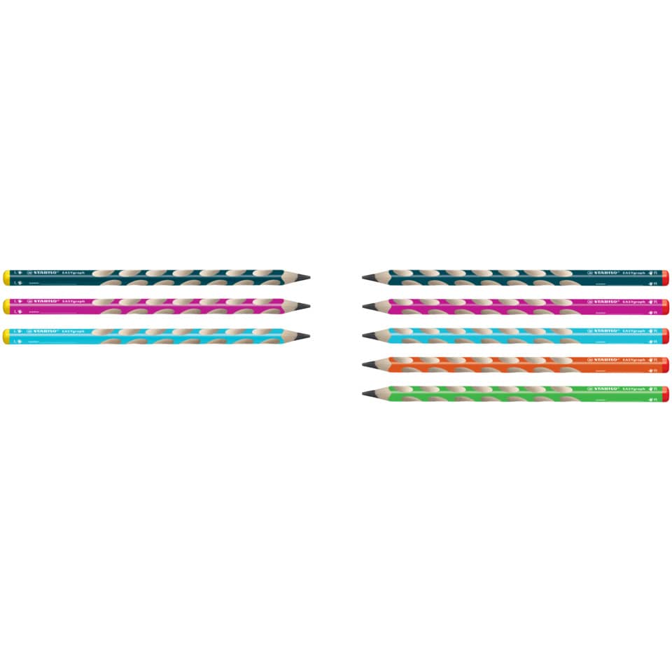 Bleistift EASYgraph Linkshänder, HB, blau STABILO 321/02-HB-6 STABILO® 321/02-HB-6