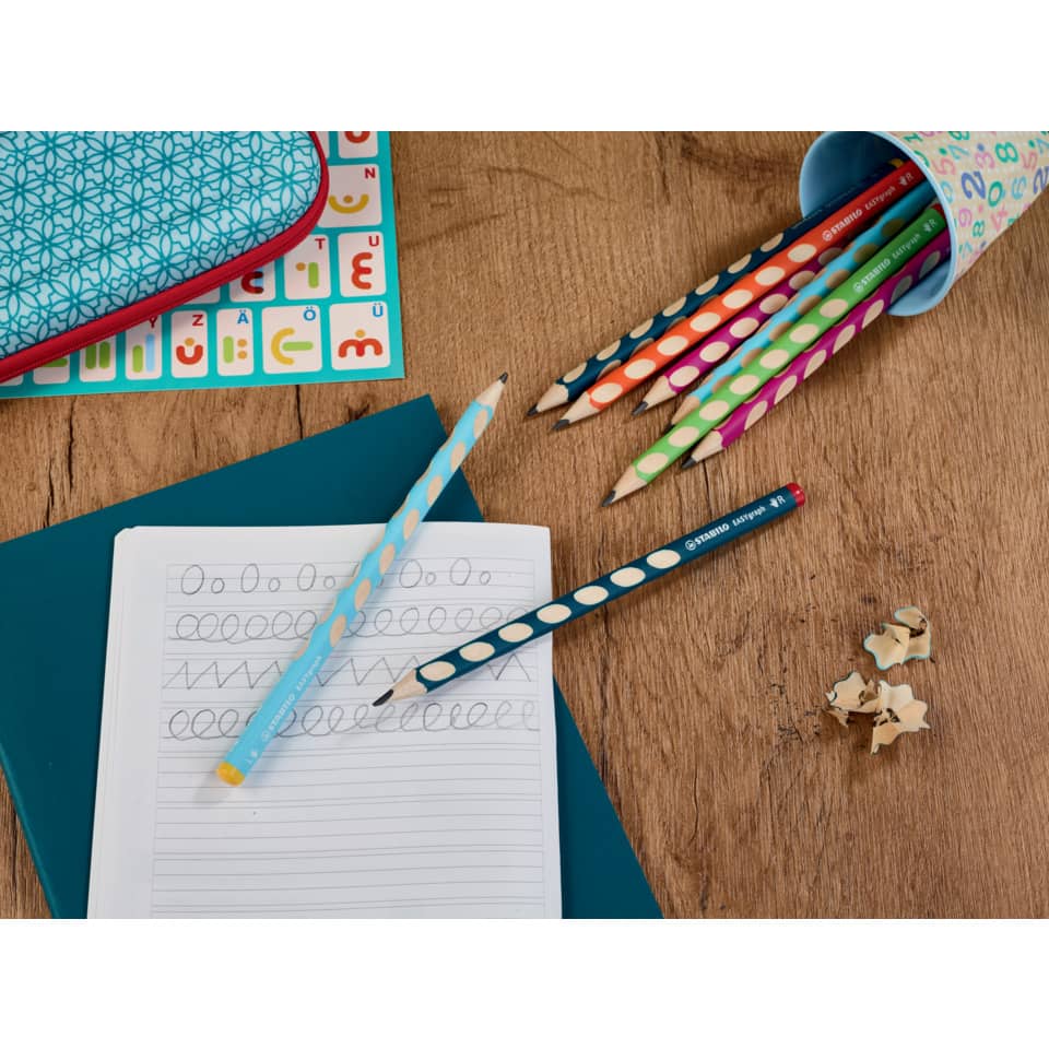 Bleistift EASYgraph Rechtshänder, HB, blau STABILO 322/02-HB STABILO® 322/02-HB