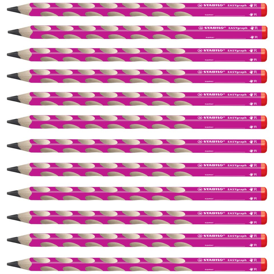 Bleistift EASYgraph Rechtshänder, HB, pink STABILO 322/01-HB STABILO® 322/01-HB
