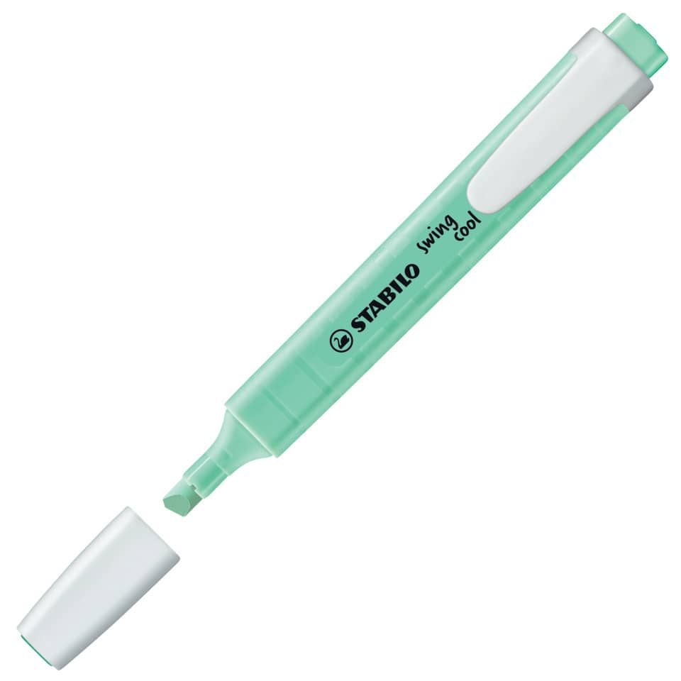 Textmarker swing® cool Pastel, Hauch von Minzgrün STABILO 275/116-8 STABILO 275/116-8 Pastel