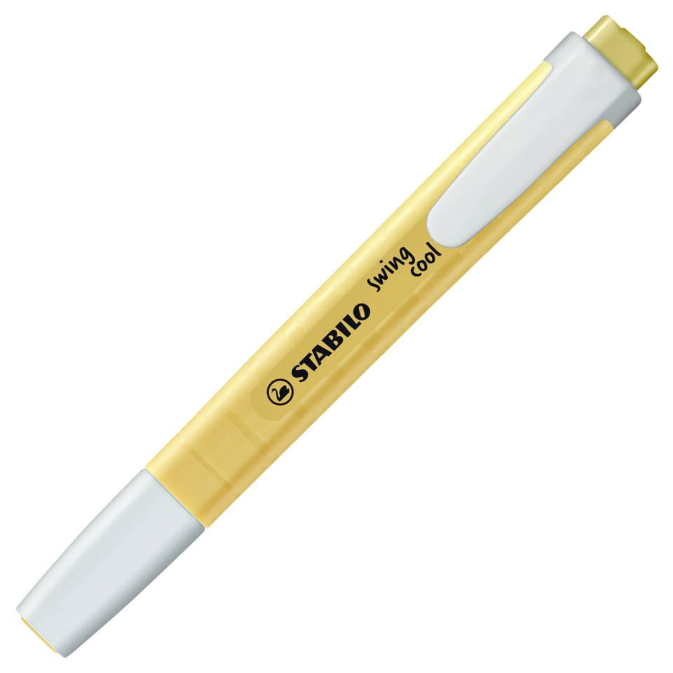 Textmarker swing® cool Pastel, 1-4mm, pudriges gelb STABILO 275/144-8 STABILO 275/144-8 Pastel
