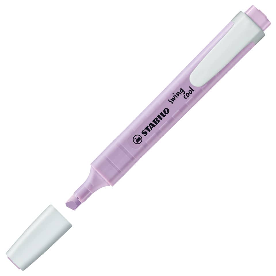 Textmarker swing® cool Pastel, 1-4mm, Schimmer von Lila STABILO 275/155-8 STABILO 275/155-8 Pastel