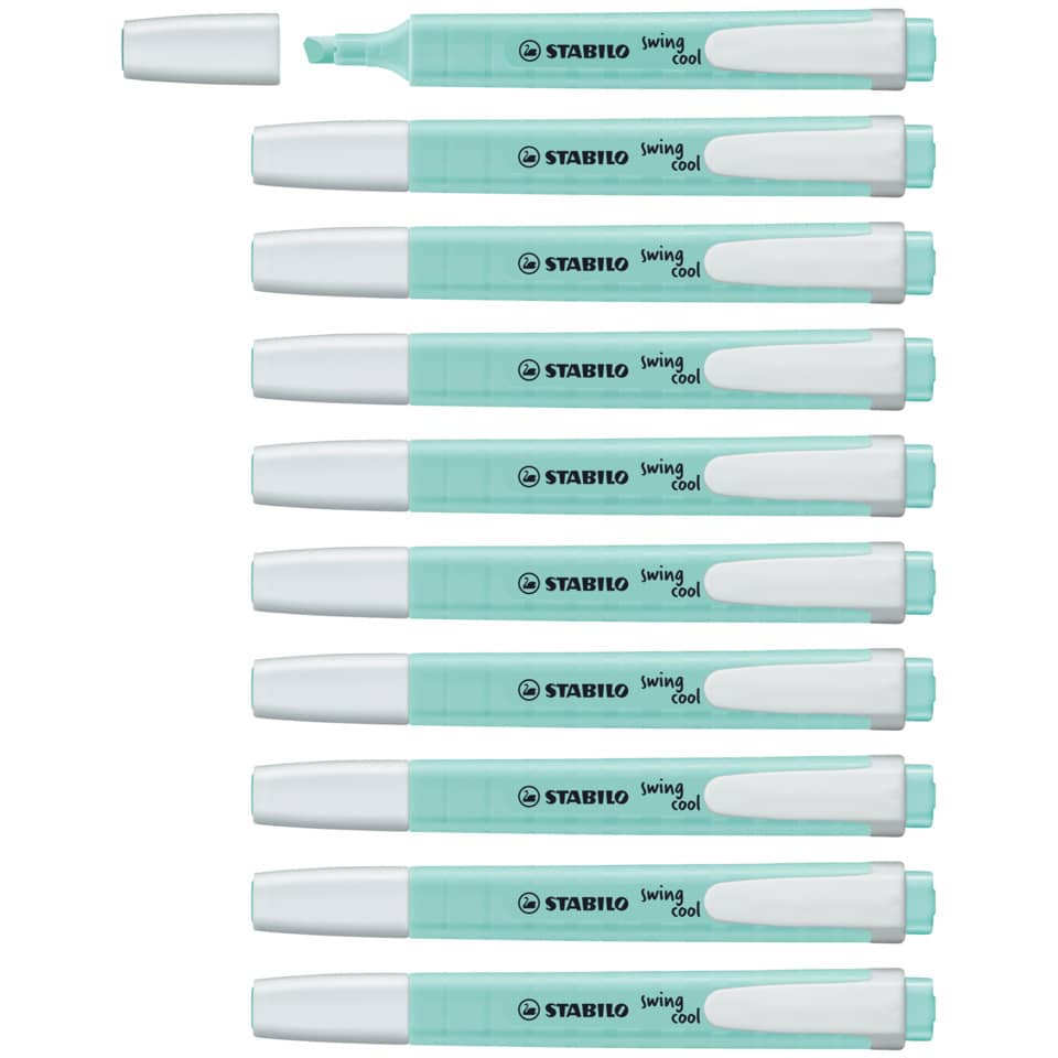 Textmarker swing® cool Pastel, 1-4mm, zartes Türkis STABILO 275/113-8 STABILO 275/113-8 Pastel