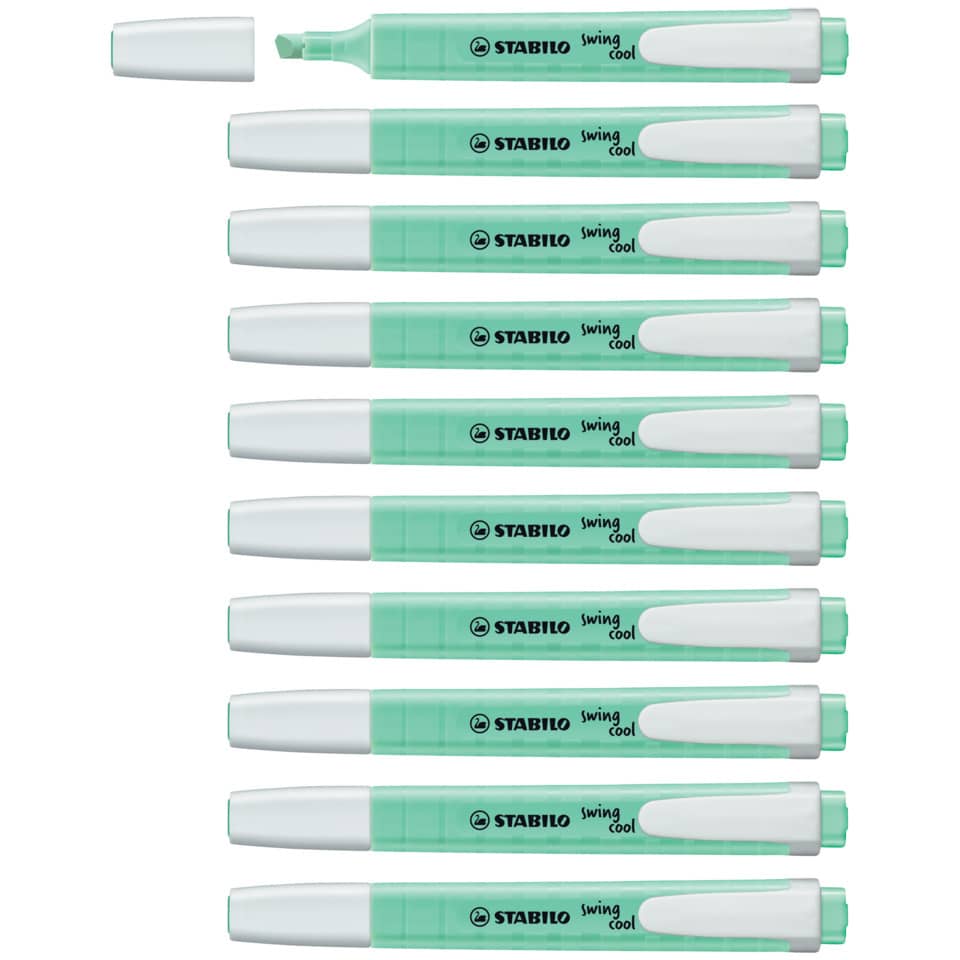 Textmarker swing® cool Pastel, Hauch von Minzgrün STABILO 275/116-8 STABILO 275/116-8 Pastel