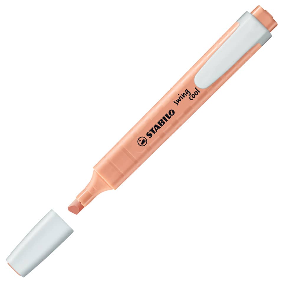 Textmarker swing® cool Pastel, 1-4mm, cremige Pfirsichfarbe STABILO 275/126-8 STABILO 275/126-8 Pastel