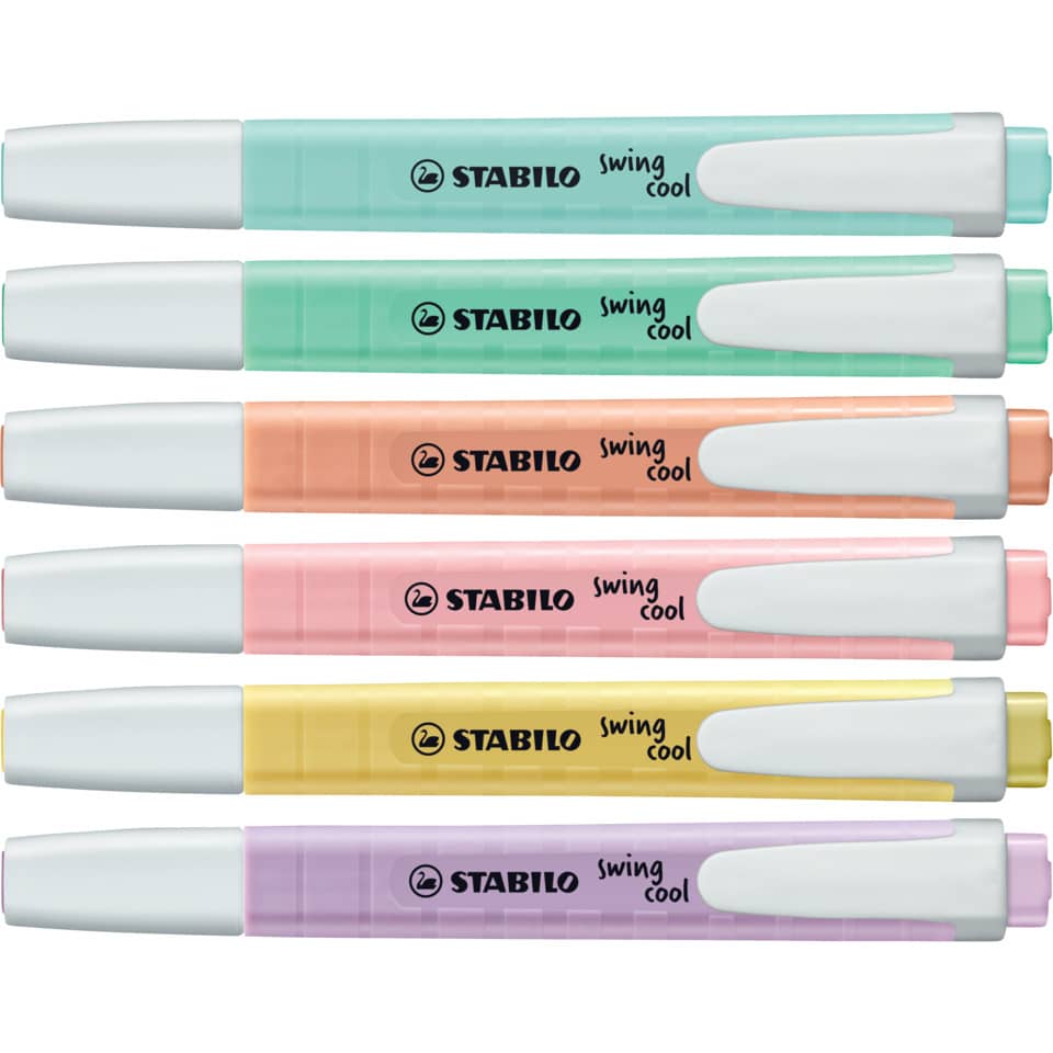 Textmarker swing® cool Pastel, 1-4mm, rosiges Rouge STABILO 275/129-8 STABILO 275/129-8 Pastel