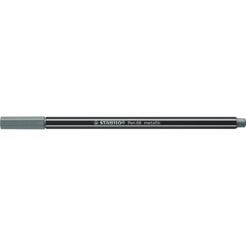 Fasermaler Pen 68, 1mm, metallic silber STABILO 68/805