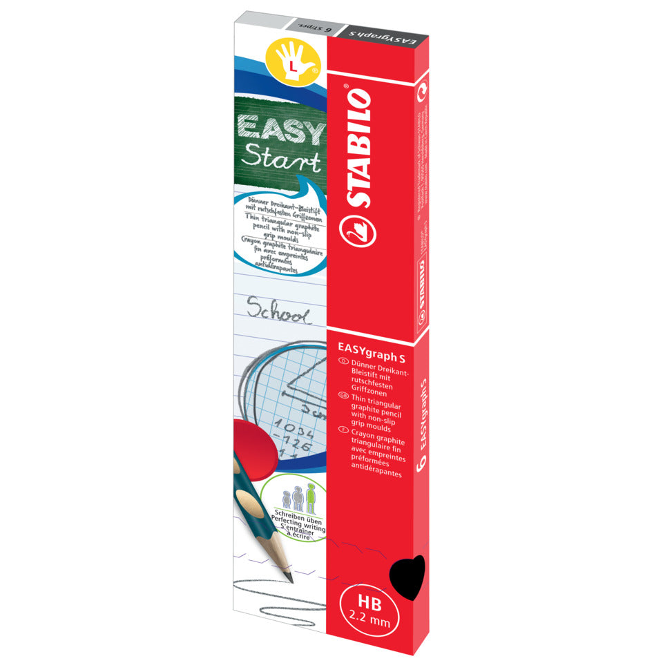 Bleistift EASYgraph S Linkshänder, HB, petrol STABILO 325/HB-6