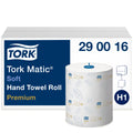 Rollenhandtuch Premium, 2-lagig, 6 x 100 m, weiß TORK 290016 TORK 290016 Sys. H1 Premium
