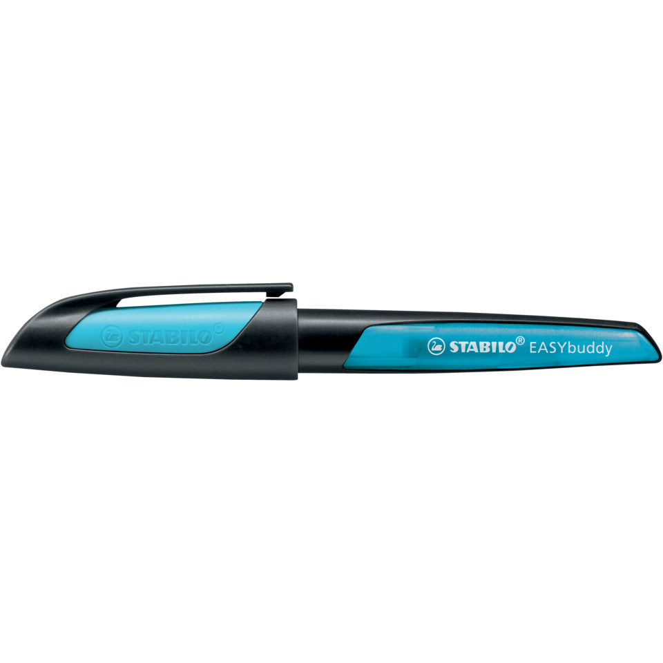 Füllfederhalter EASYbuddy® M, schwarz/hellblau STABILO 5031/4-41