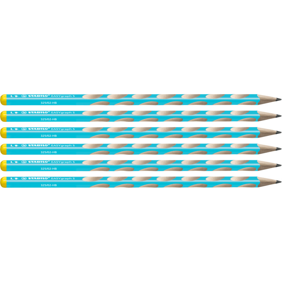Bleistift EASYgraph S Linkshänder, HB, blau STABILO 325/02-HB-6
