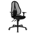 Drehstuhl Open Point SY, ohne Armlehnen, schwarz TOPSTAR OP200G20H TOPSTAR OP200G20H weiche Rollen