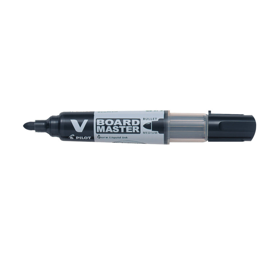 Whiteboardmarker V-Board Master, 2,3mm, Rundspitze, schwarz PILOT WBMA-VBM-M-B-BG 5080701
