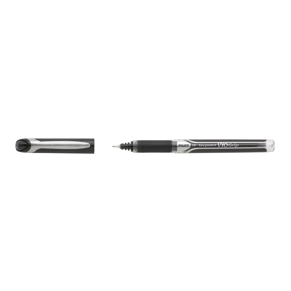 Tintenroller Hi-Tecpoint V10 Grip, 0,6mm, schwarz PILOT BXGPN-V10-B PILOT 2208001 BXGPN-V10-B