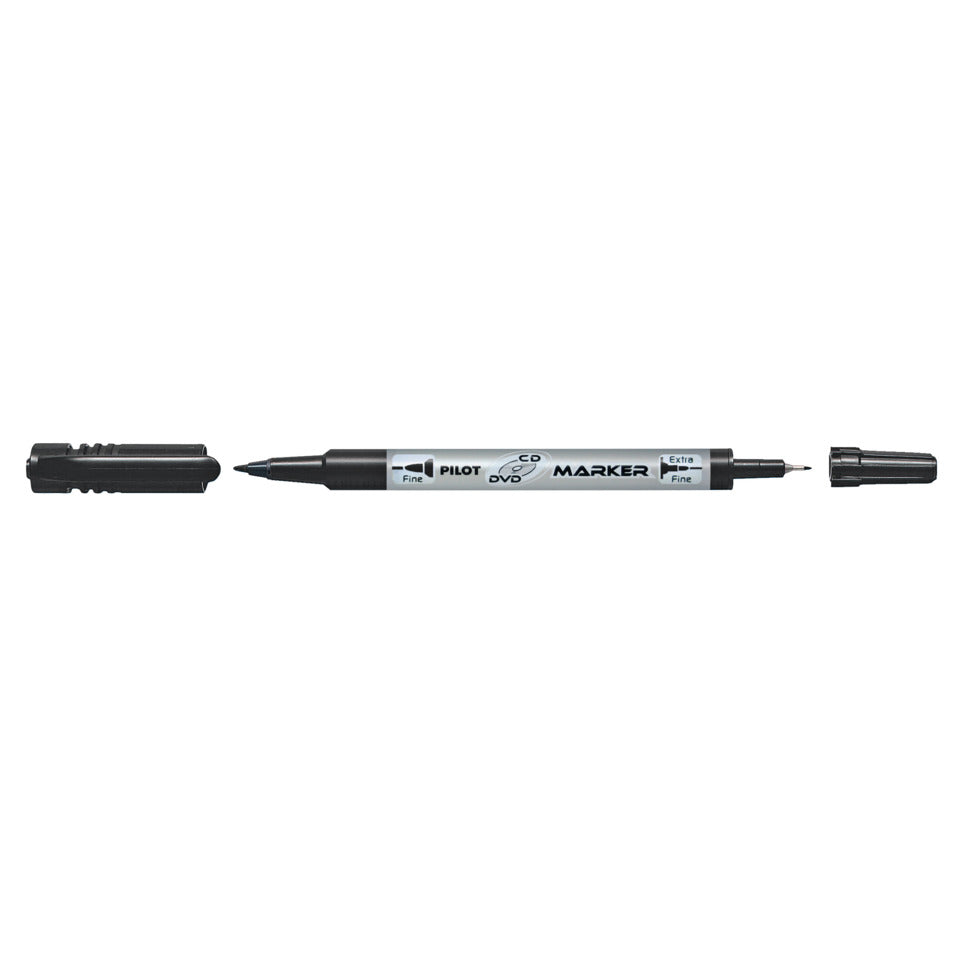 CD-Marker Twin Duo, 0,7/0,4mm, schwarz PILOT 4056001 PILOT SCA-TMCD-B 4056001