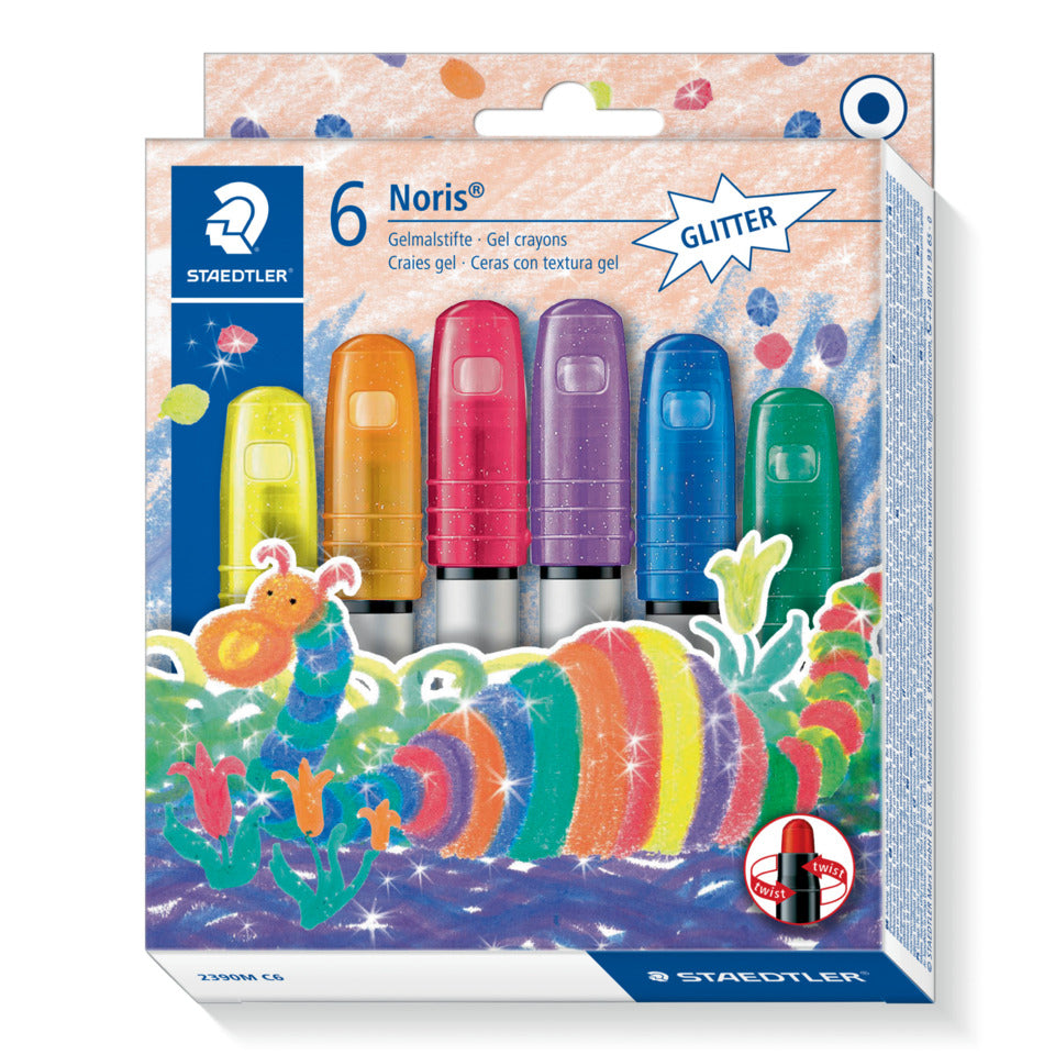 Gelmalstift NorisClub, Rundspitze, 6 Stück STAEDTLER 2390M C6 STAEDTLER 2390M C6 Rundspitze