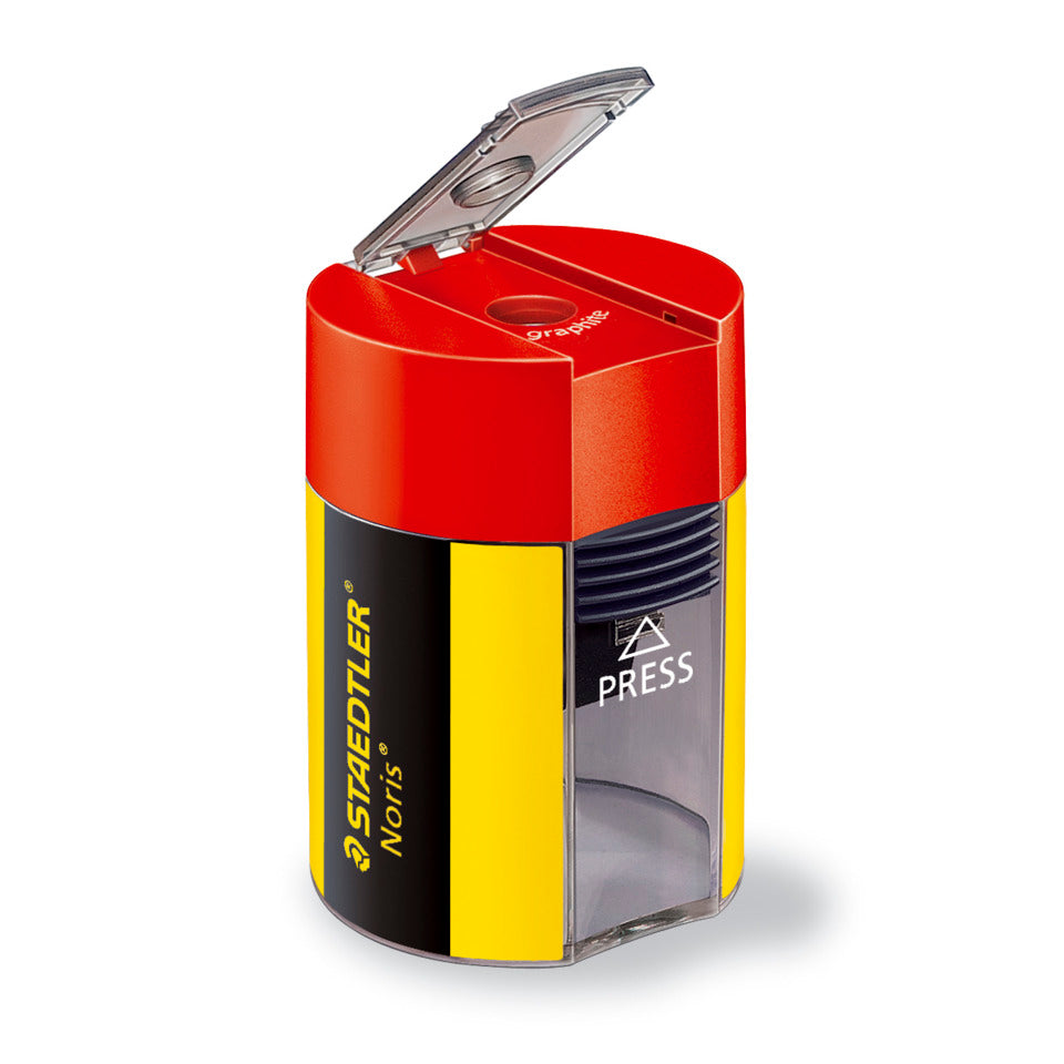 Dosenspitzer Noris®, 8,2 mm Ø, 40 x 56 x 42 mm, gelb-schwarz STAEDTLER 511 004 STAEDTLER 511004 rund