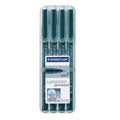 Folienstift Lumocolor® permanent, ca. 0.6 mm, schwarz, 4 Stück STAEDTLER 318-9WP4HZ LUMOCOLOR 318-9WP4HZ