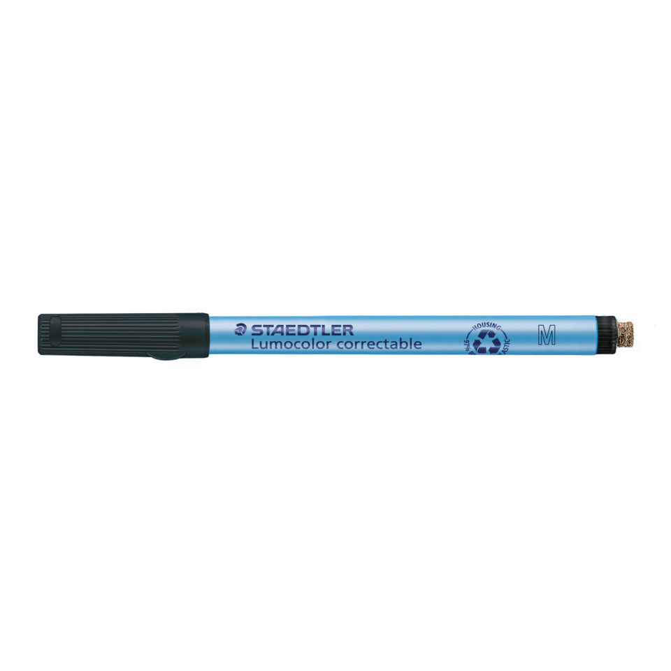 Folienstift Lumocolor® correctable, 1,0 mm, schwarz STAEDTLER 305 M-9 STAEDTLER 305 M-9 correctable