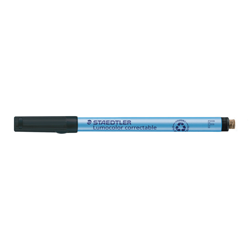 Folienstift Lumocolor® correctable, 0,6 mm, schwarz STAEDTLER 305 F-9 STAEDTLER 305 F-9 correctable