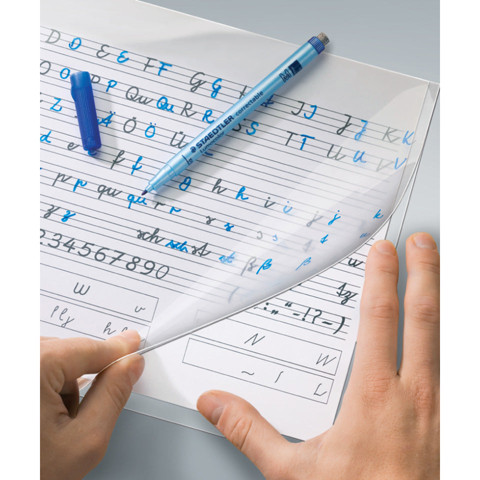 Folienstift Lumocolor® correctable, 0,6 mm, blau STAEDTLER 305 F-3 STAEDTLER 305 F-3 correctable