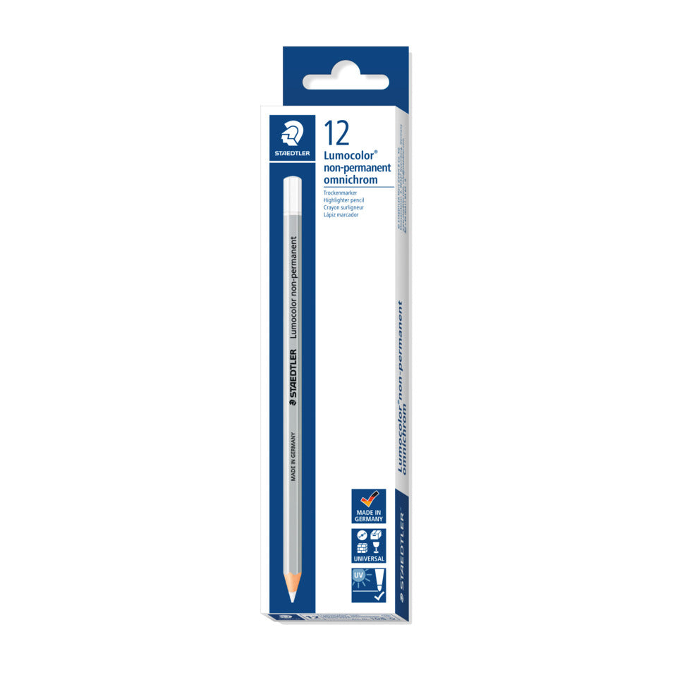 Trockenmarker Lumocolor® non-permanent omnichrom, weiß STAEDTLER 108-0 STAEDTLER 108-0 nonpermanent