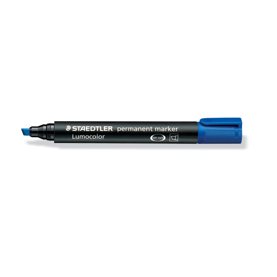 Permanentmarker Lumocolor®, Keilspitze, nachfüllbar, 2-5 mm, blau STAEDTLER 350-3 STAEDTLER 350-3 Keilsp. 2-5mm