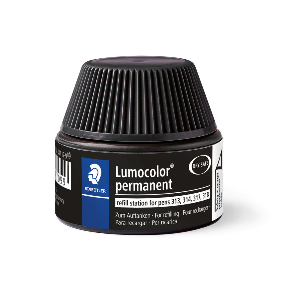 Tankstelle für Lumocolor® refill station für permanent Universalstifte, 15 ml, schwarz STAEDTLER 487 17-9 STAEDTLER 48717-9 wasserfest