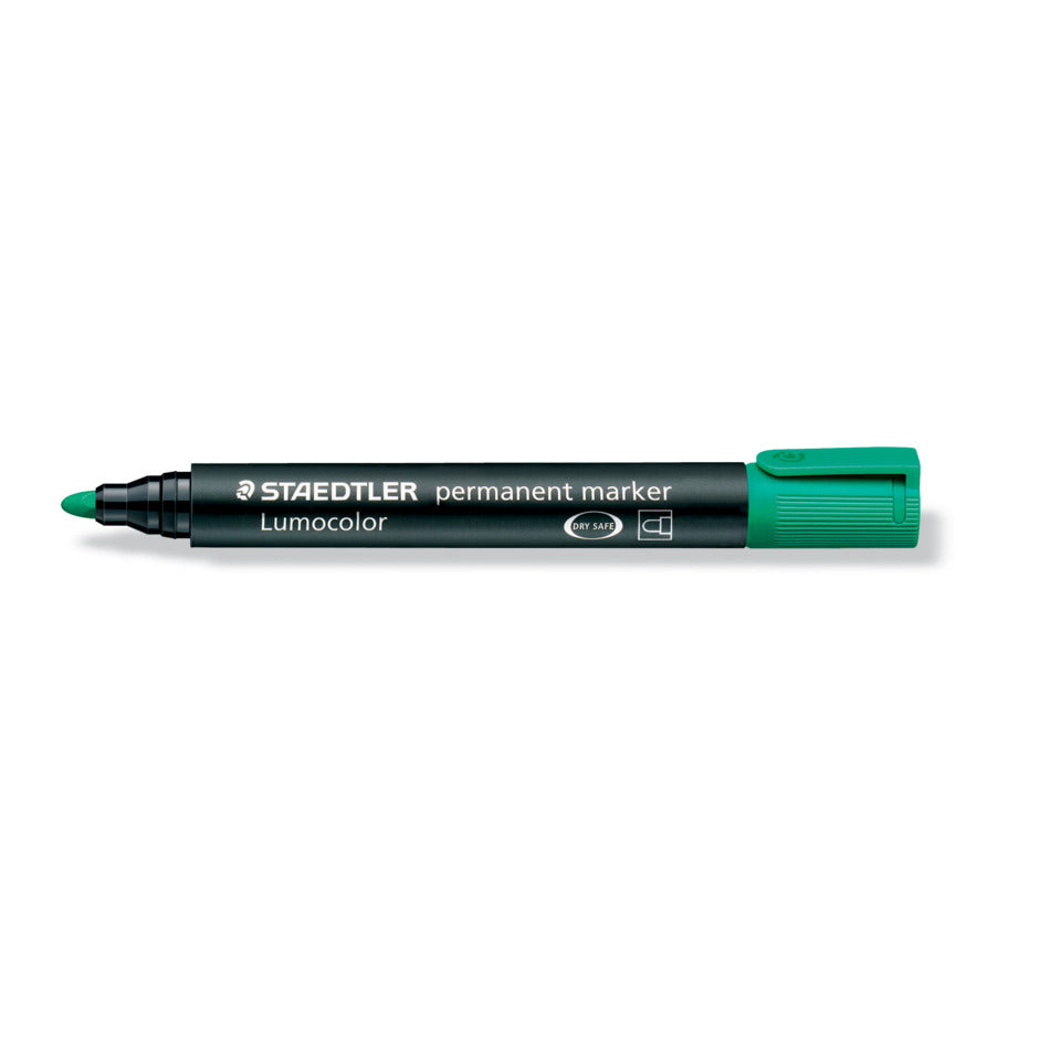 Permanentmarker Lumocolor®, Rundspitze, nachfüllbar, 2mm, grün STAEDTLER 352-5 STAEDTLER 352-5 Rundsp. 2mm