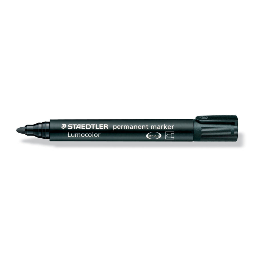 Permanentmarker Lumocolor®, Rundspitze, nachfüllbar, 2mm, schwarz STAEDTLER 352-9 STAEDTLER 352-9 Rundsp. 2mm