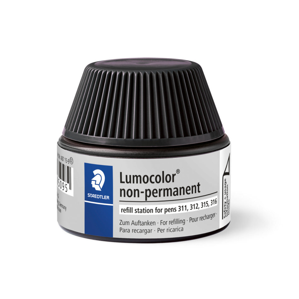 Tankstelle für Lumocolor® refill station für non-permanent Universalstifte, 15 ml, schwarz STAEDTLER 487 15-9 STAEDTLER 48715-9