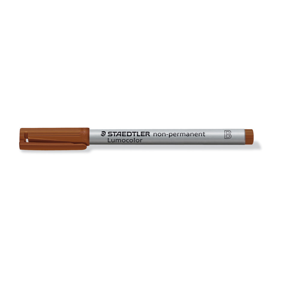 Folienstift Lumocolor® non-permanent, ca. 1.0 mm oder 2.5 mm, braun STAEDTLER 312-7 STAEDTLER 312-7 nonperm.