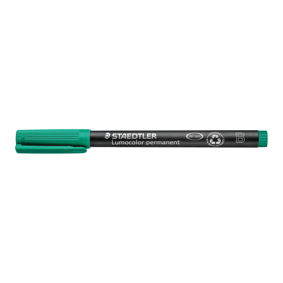 Folienstift Lumocolor® permanent, ca. 1.0 mm oder 2.5 mm, grün STAEDTLER 314-5 STAEDTLER 314-5 permanent