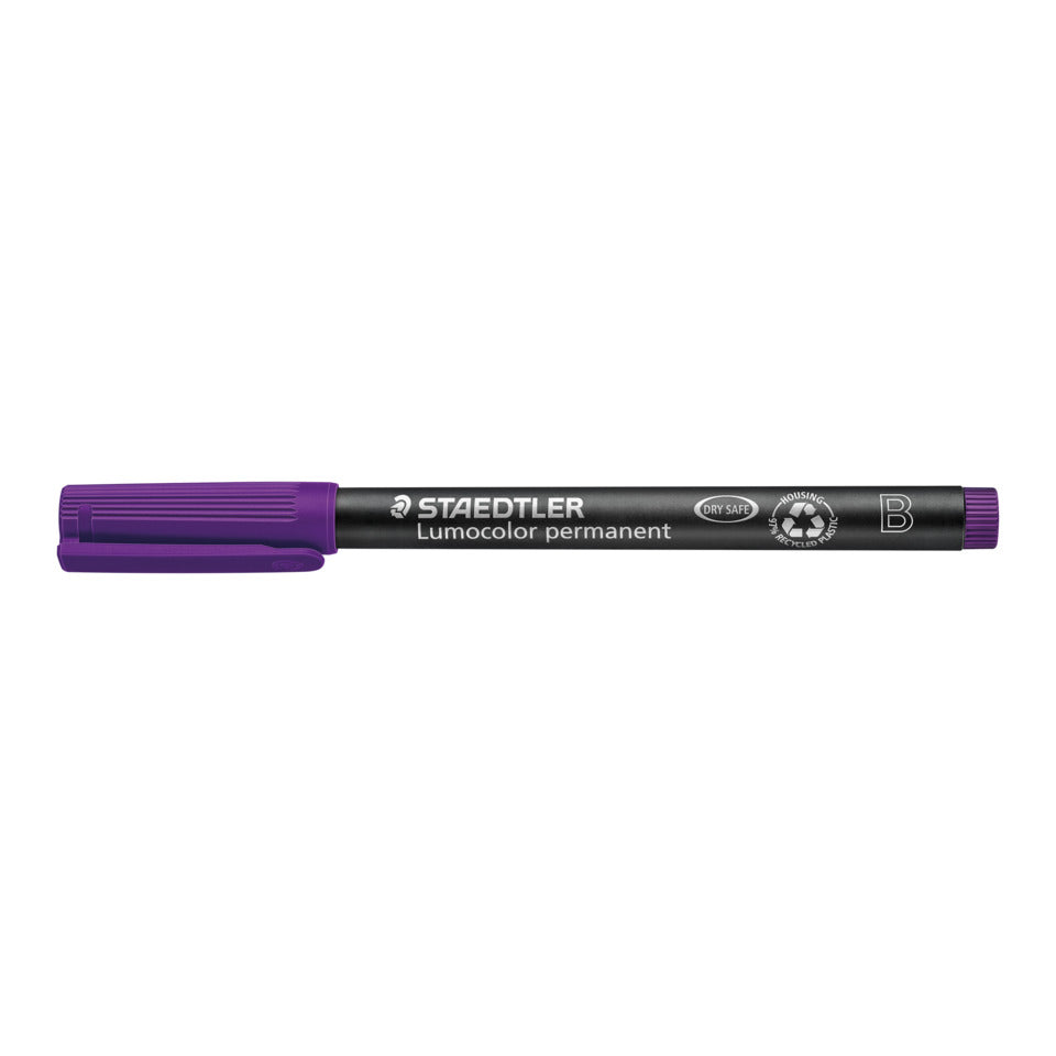 Folienstift Lumocolor® permanent, ca. 1.0 mm oder 2.5 mm, violett STAEDTLER 314-6 STAEDTLER 314-6 permanent