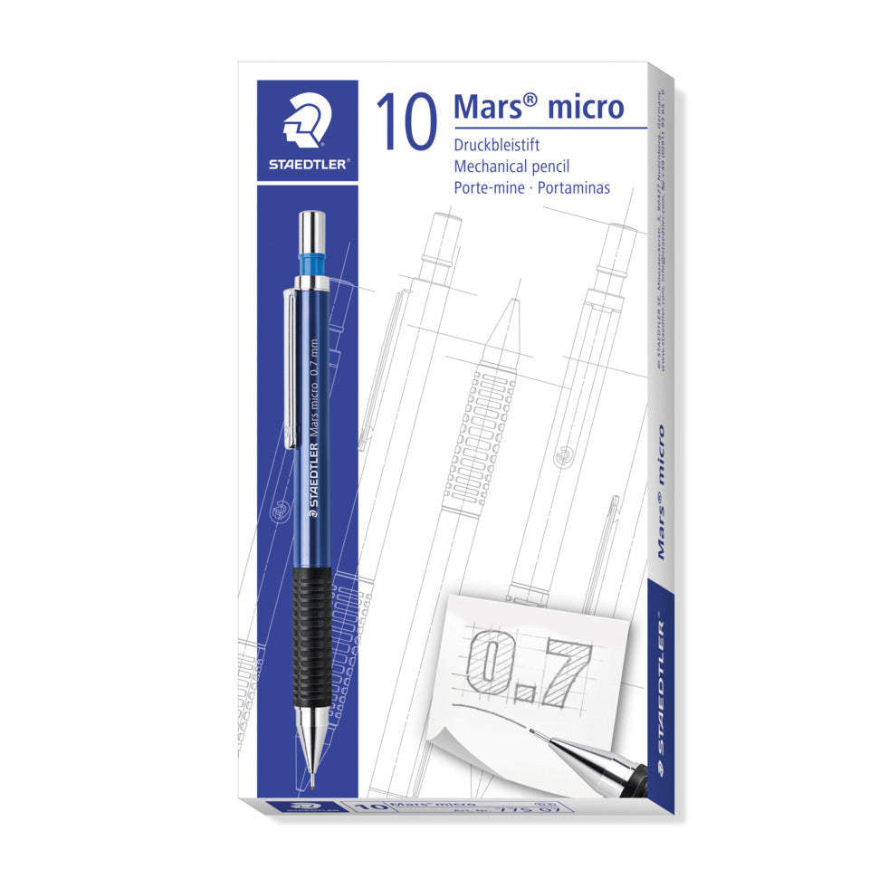 Druckbleistift Mars® micro, 0,7mm, blau STAEDTLER 775 07 STAEDTLER 775 07 blau