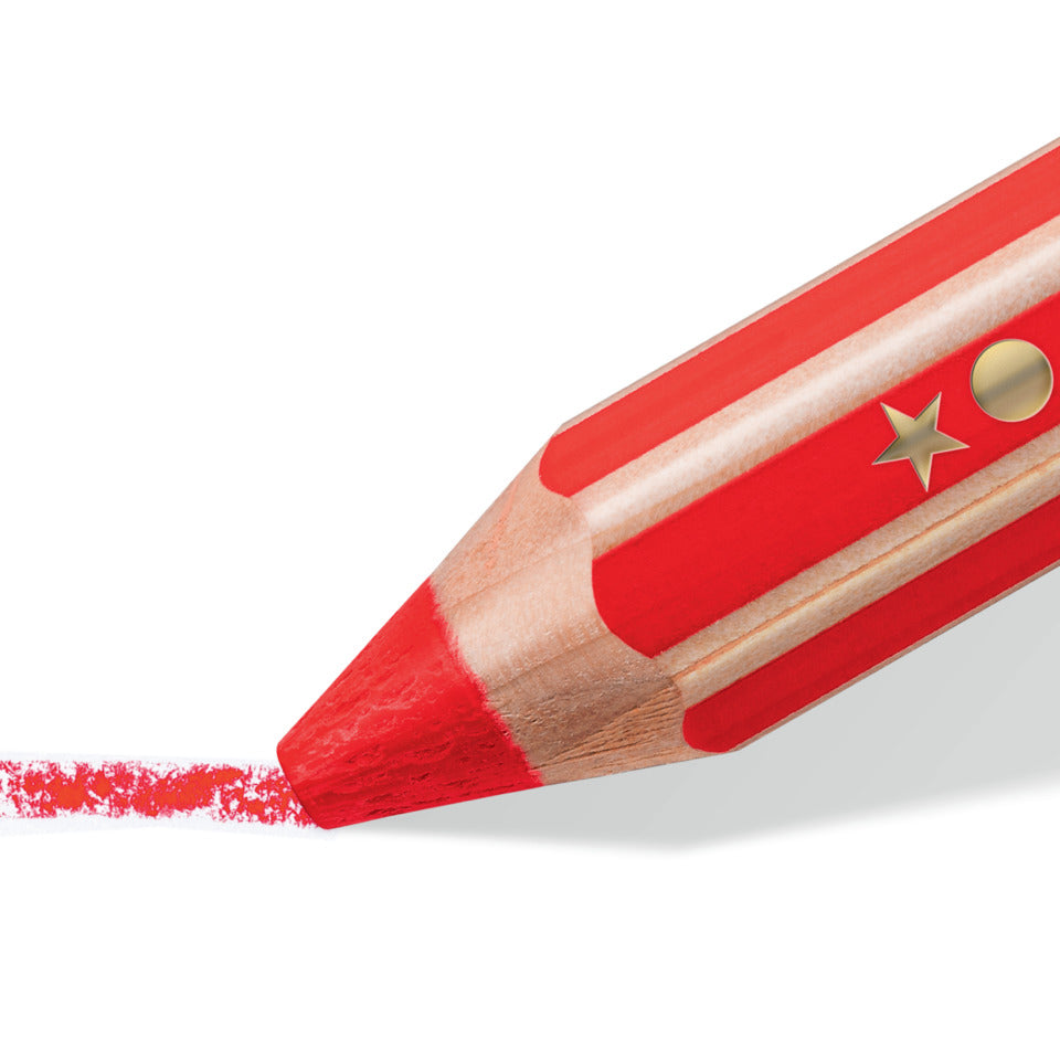 Farbstiftetui junior 140 3in1 + Spitzer, 6 Stück, sortiert STAEDTLER 140 C6 STAEDTLER 140C6