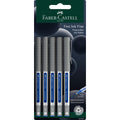 Tintenroller UB-157 Uniball Eye, 5 Stück, blau UNI-BALL 148197 FABER CASTELL 148197 fein 5St