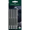 Tintenroller UB-157 Uniball Eye, 5 Stück, schwarz UNI-BALL 148297 FABER CASTELL 148297 fein 5St