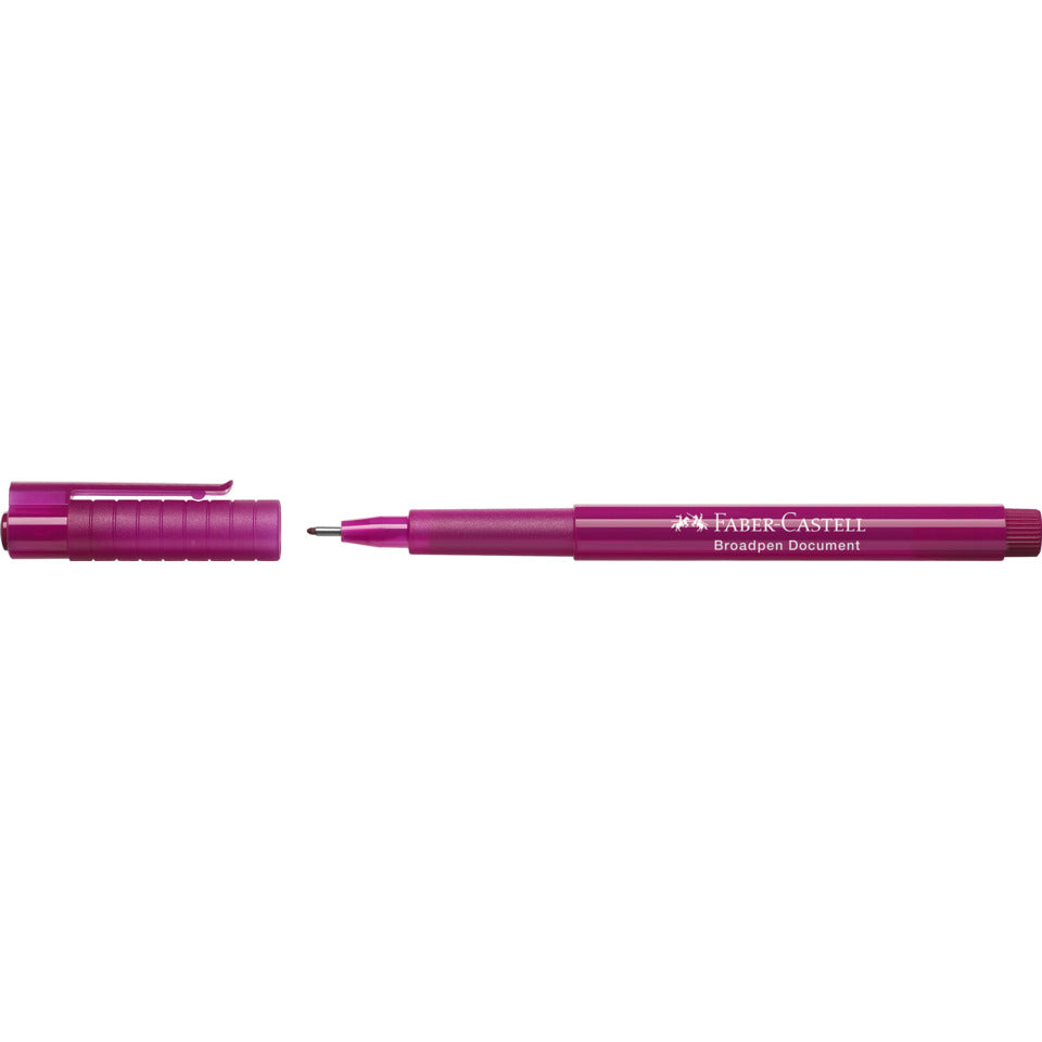 Fineliner Broadpen, 0,8mm, magenta FABER CASTELL 155437 FABER CASTELL 155437 0.8mm