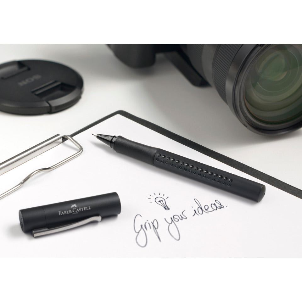Füllfederhalter Patrone Grip 2011 M, schwarz FABER CASTELL 140901