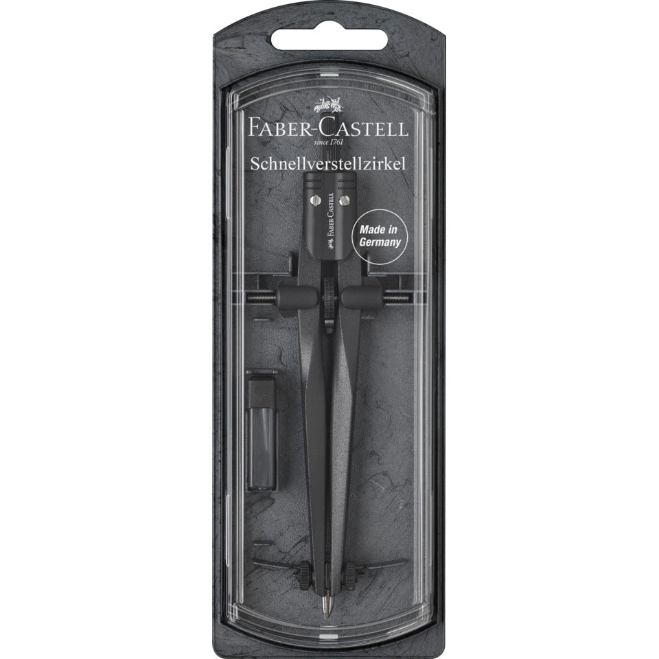 Schnellverstellzirkel Stream 2019   black stone FABER CASTELL 174530 FABER CASTELL 174530 black stone