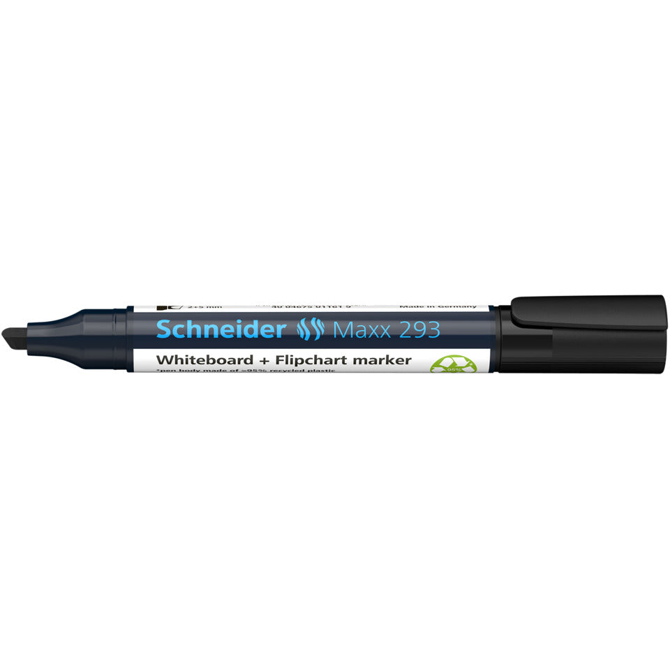 Boardmarker Maxx 293, nachfüllbar, 2+5 mm, schwarz SCHNEIDER SN129301 SCHNEIDER SN129301 Keilspitze