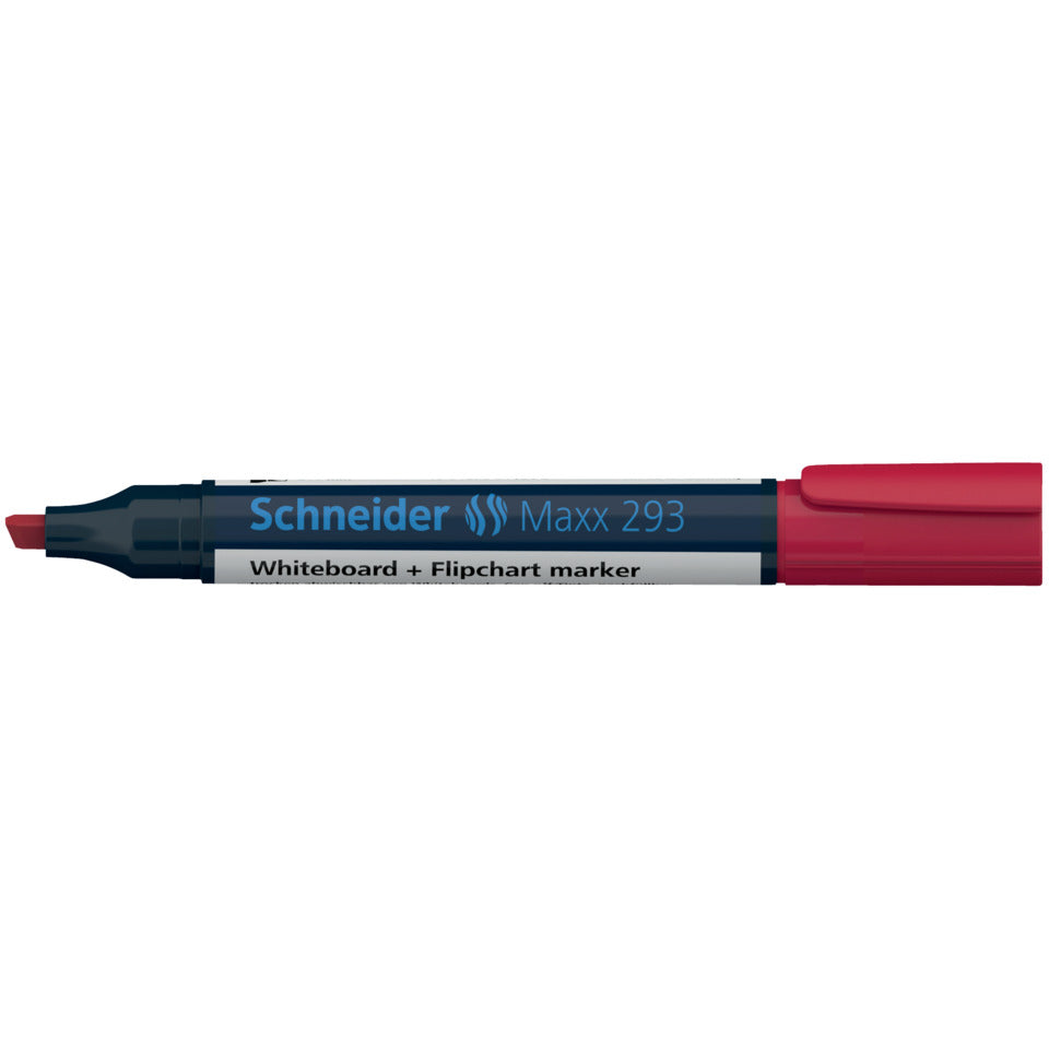 Boardmarker Maxx 293, nachfüllbar, 2+5 mm, rot SCHNEIDER SN129302 SCHNEIDER SN129302 Keilspitze